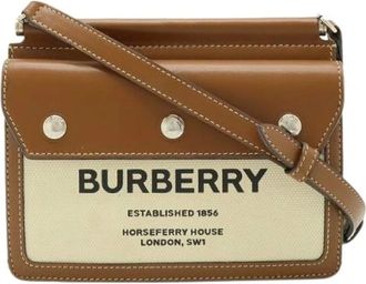 Burberry Borsa a tracolla usata con stampa Horseferry - - Pre-owned - Donna - Marrone - ONE SIZE