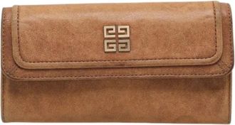 Givenchy Pre-owned Wallets, female, Brown, Size: ONE SIZE Pre-owned Continental Wallet
