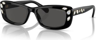 Swarovski Zonnebril - Dames - Zonnebrillen - Zwart - 54 MM - Accessoires