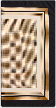 A.L.C. Albers Print Silk Scarf