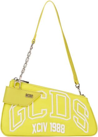 GCDS Comma Notte Borsa a Spalla - - Bags - Donna - Giallo - ONE SIZE