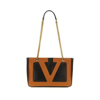 Valentino Garavani Black Nappa Leather Viva Superstar Crossbody Bag
