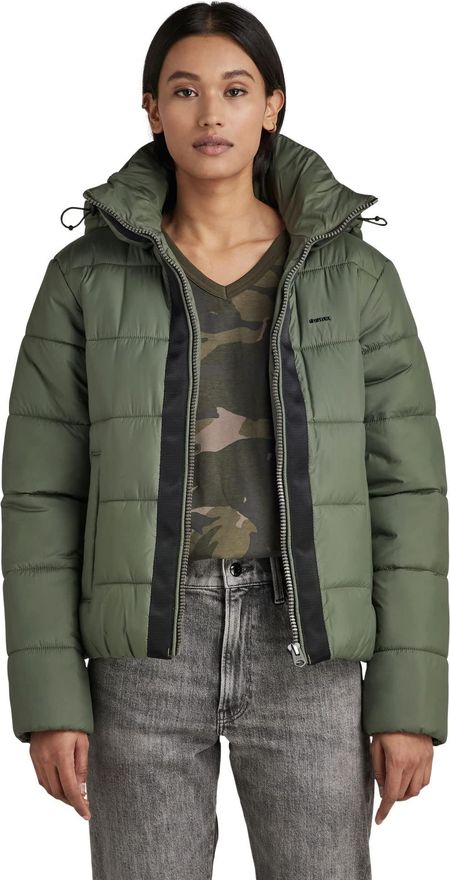 G-STAR Damen Meefic Jacke, Wasserabweisende Steppjacke Mit Abnehmbarer Kapuze - Elastische Bündchen