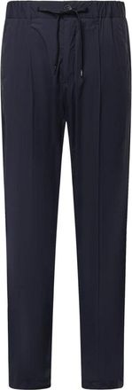 Herno Slim-fit Broeken - Heren - Slim Fit Broeken - Blauw - S - Nylon - Broeken