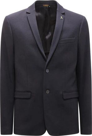 Patrizia Pepe Skinny Navy Jas Gemaakt in Itali&euml; - Heren - Blazers - Blauw - S - Jassen