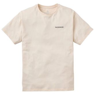 Passenger Cutout Organic Cotton T-Shirt T-Shirt f&uuml;r Herren | beige