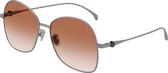 Moncler ME4019T VEYRA 101613 Womens Sunglasses Grey Size 59