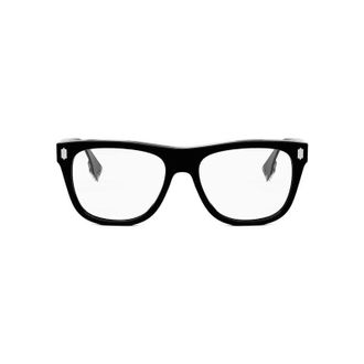 Fendi Square Full Rim Eyeglasses - Black