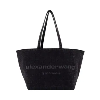 Alexander Wang Punch Tote - female - Alexander Wang - Shopping Bags - Gray - ONE SIZE - Bags