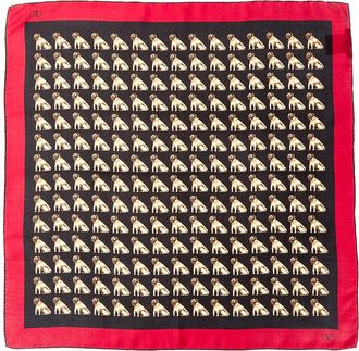 Valentino Petit Charles Silk Scarf