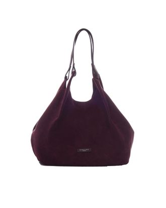 Gianni Chiarini Spacious Suede Shoulder Bag With Internal Pouch
