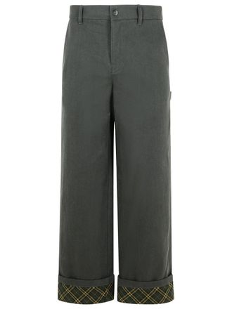 Burberry Black Cotton Jeans