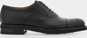 Ferragamo Sebastiano Leather Oxford Brogues