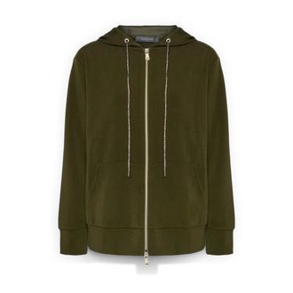 Elena Miro Hoodies & sweatvesten, Dames, Groen, 3Xl, Polyester, Hooded sweatshirt van modalblend