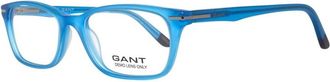 GANT Glasses, male, Blue, Size: ONE SIZE Blue Plastic Frames with Dial