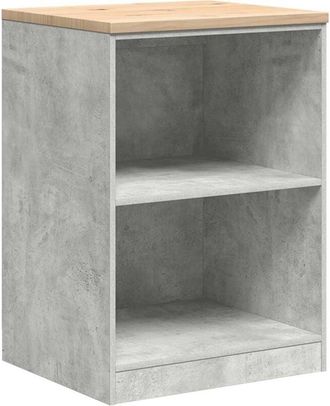 vidaXL Vidaxl - Garage Storage Cabinet Concrete Grey 60x51x85 cm Solid Wood Pine
