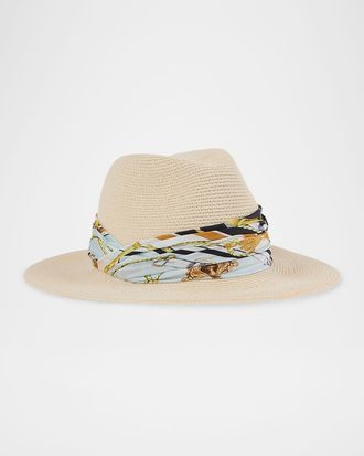 Eugenia Kim Courtney Woven Paper Fedora