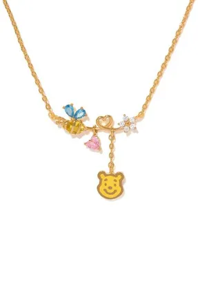 Girls Crew Winnie the Pooh Pendant Necklace in Gold at Nordstrom