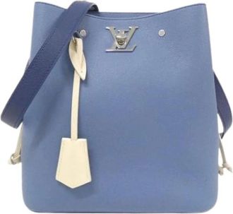Louis Vuitton Bolso Bucket Pre-owned - Pre-owned - Mujer - Azul - ONE SIZE