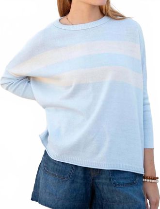 Mersea Catalina Crewneck Sweater In Sky Blue