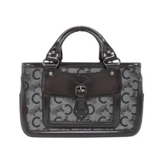 Celine Pre-owned Handbags, female, Gray, Size: ONE SIZE Pre-owned Canvas Handbag