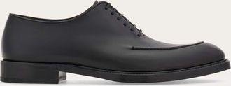 Ferragamo Uomo Oxford con impunture Nero Taglia 40.5
