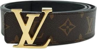 Louis Vuitton Pre-owned Belts, female, Brown, Size: ONE SIZE Pre-owned Leather Belt