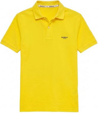 Baldinini Yellow Cotton Mens Polo Mens Shirt