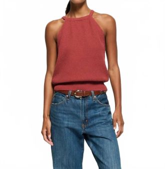 Nation Ltd Auburn Sweater Top In Marsala