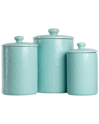 10 Strawberry Street Marquis 3Pc Canister Set