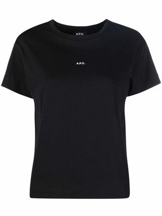 A.P.C. T-shirt con stampa - Nero