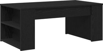 vidaXL Coffee Table Black oak 102 x 55 x 42 cm Engineered wood Vidaxl