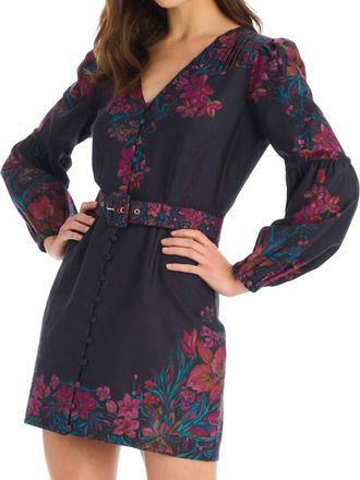Allison New York Talia Mini Dress In Painterly Floral