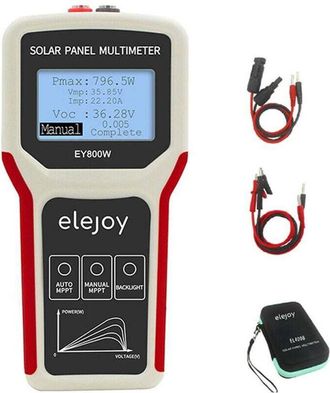 OEM Fuente De Alimentaci&oacute;n De Panel Solar Port&aacute;til, Actualizaciones, Mult&iacute;metro, Detecci&oacute;n Manual Autom&aacute;tica De Mppt Con Pantalla Lcd Retroiluminada, Herr