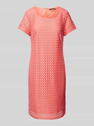 Betty Barclay Knielanges Kleid mit Rundhalsausschnitt in Koralle, Gr&ouml;&szlig;e 44
