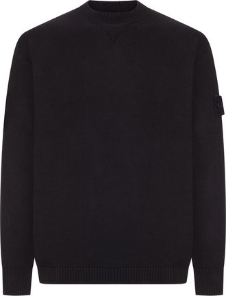 Stone Island COTTON-BLEND CREW-NECK SWEATER - Stone Island - Man