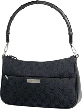 Gucci Pre-owned Shoulder Bags, female, Black, Size: ONE SIZE Pre-owned Vintage Shoulder Bag