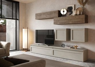 Inosign Wohnwand »Infinity, 6tlg. Breite 260 cm, Höhe variabel, Schrankwand,« 6 Stk. tlg