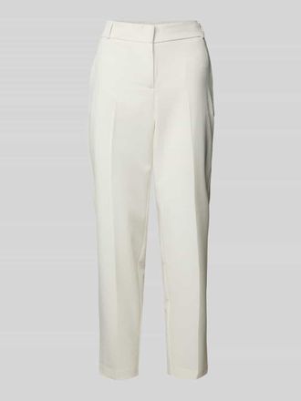 Christian Berg Tapered Fit Stoffhose mit elastischem Bund in Offwhite, Gr&ouml;&szlig;e 34