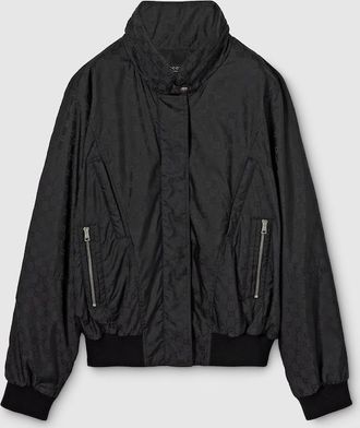 Gucci GG Nylon Zip Jacket, Black, Ready-to-wear
