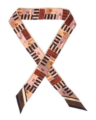 Fendi Fendi Wrappy Silk Scarf