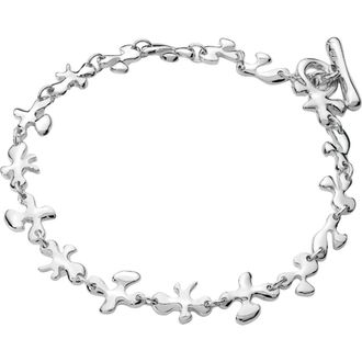 Lucy Quartermaine Fine Splash Bracelet in Sterling Silver at Nordstrom, Size 7.5