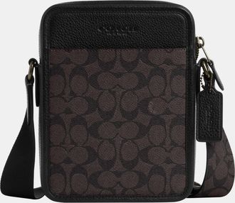 Coach Mens Sullivan Crossbody Bag In Signature Canvas - Brown - One Size