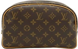 Louis Vuitton Brown Monogram Canvas Toiletry Pouch (Authentic Pre-Loved)