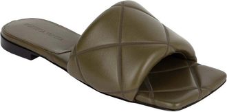 Bottega Veneta Womens Lambskin Lido Slide (Authentic Pre-Loved)