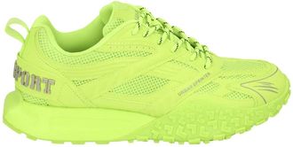 Plein Sport Urban Sprinter Mesh Sneakers - unisex - Hardloopschoenen - Geel - 41 EU - Leer - Fitness
