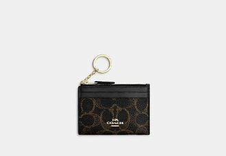 Coach Womens Mini Skinny ID Case in Loved Signature Canvas | PVC