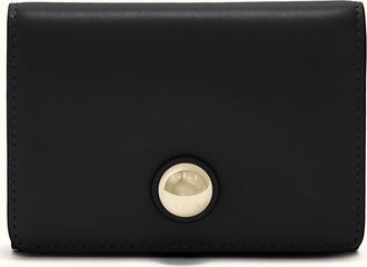 Furla Sfera Compact Wallet Nero Black Soft Calf Leather Woman