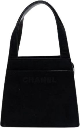Chanel Pre-owned Vintage Handtas - Dames - Vintage Handtas - Zwart - ONE Size - Leer - Vintage