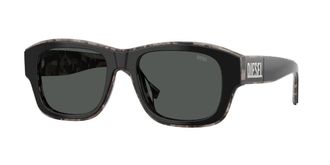 Diesel DL2020U 206887 Mens Sunglasses Black Size 52